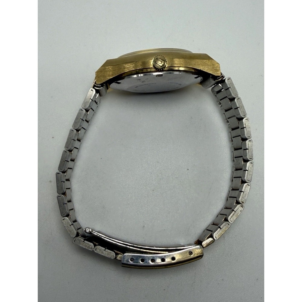 Bulova‎ Set-O-Matic Dual-Day Automatic Mens Watch 34MM 7" 1977 Working Gold Tone - Picture 8 of 9